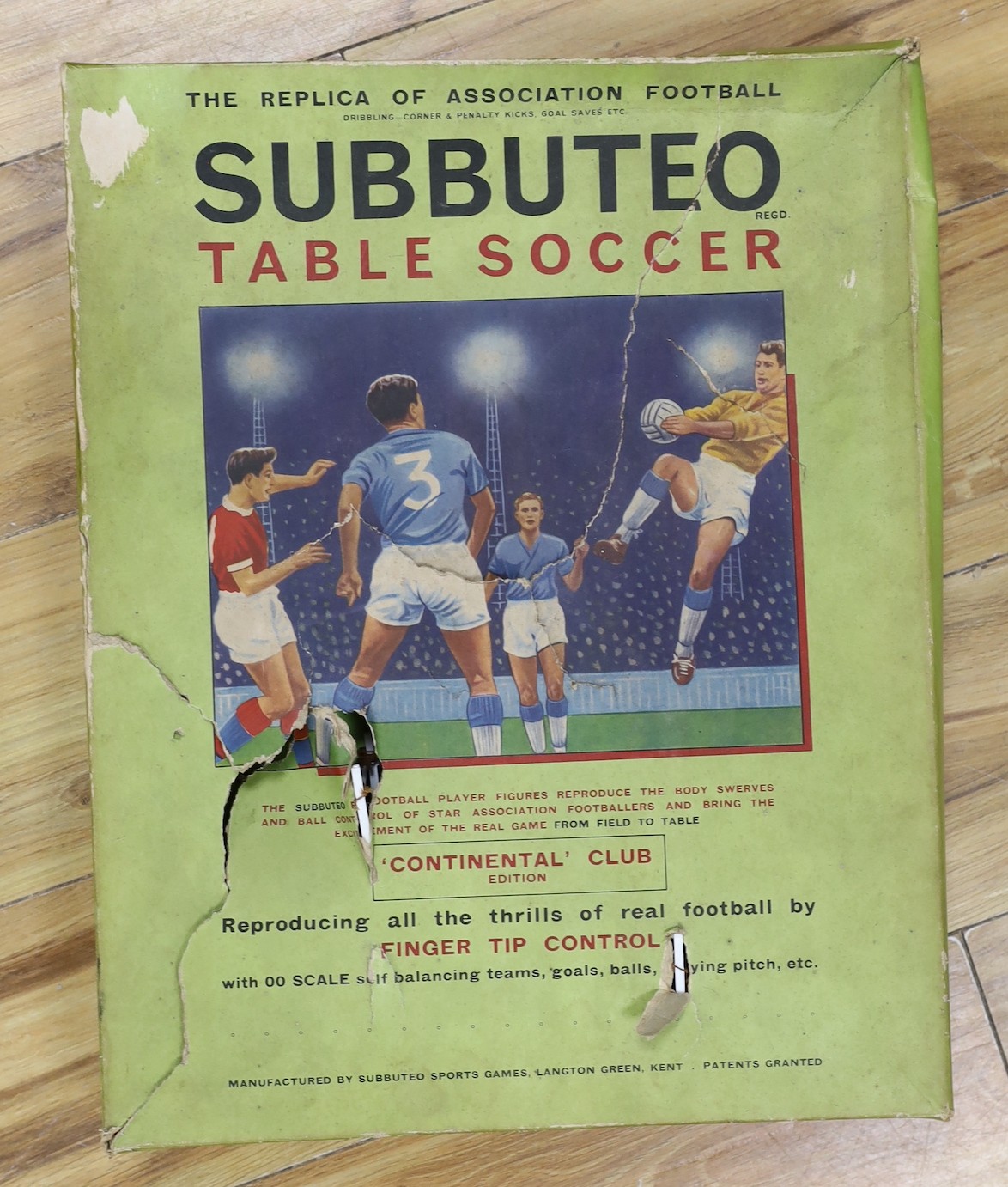 A boxed Subbuteo Continental Club edition set